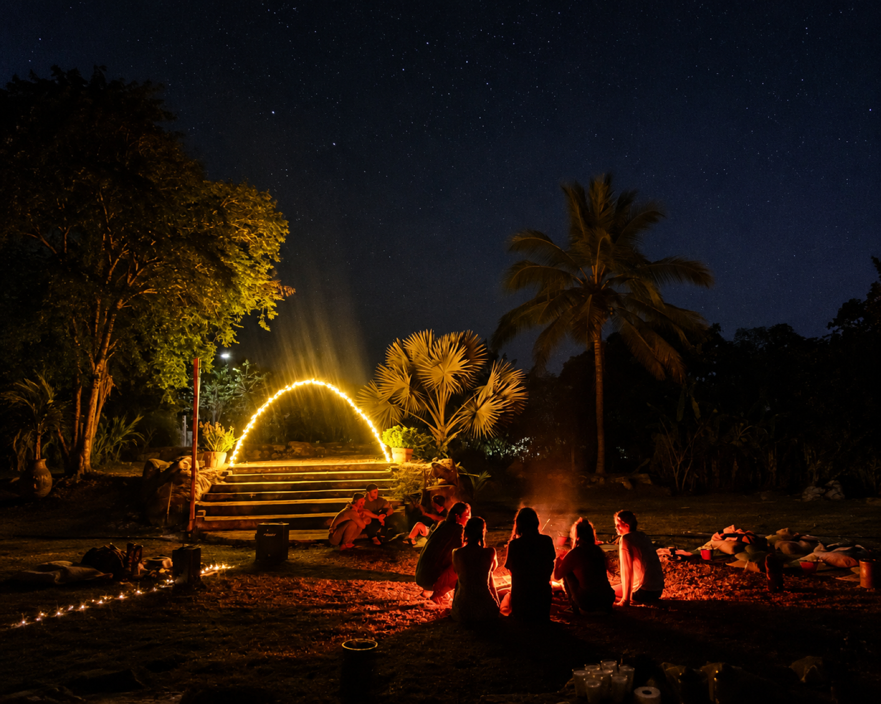 Ceremonial fire